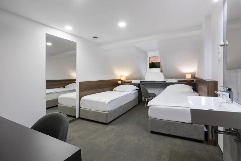 Budget Doppelzimmer - Garni Hotel Cirman Ljubljana